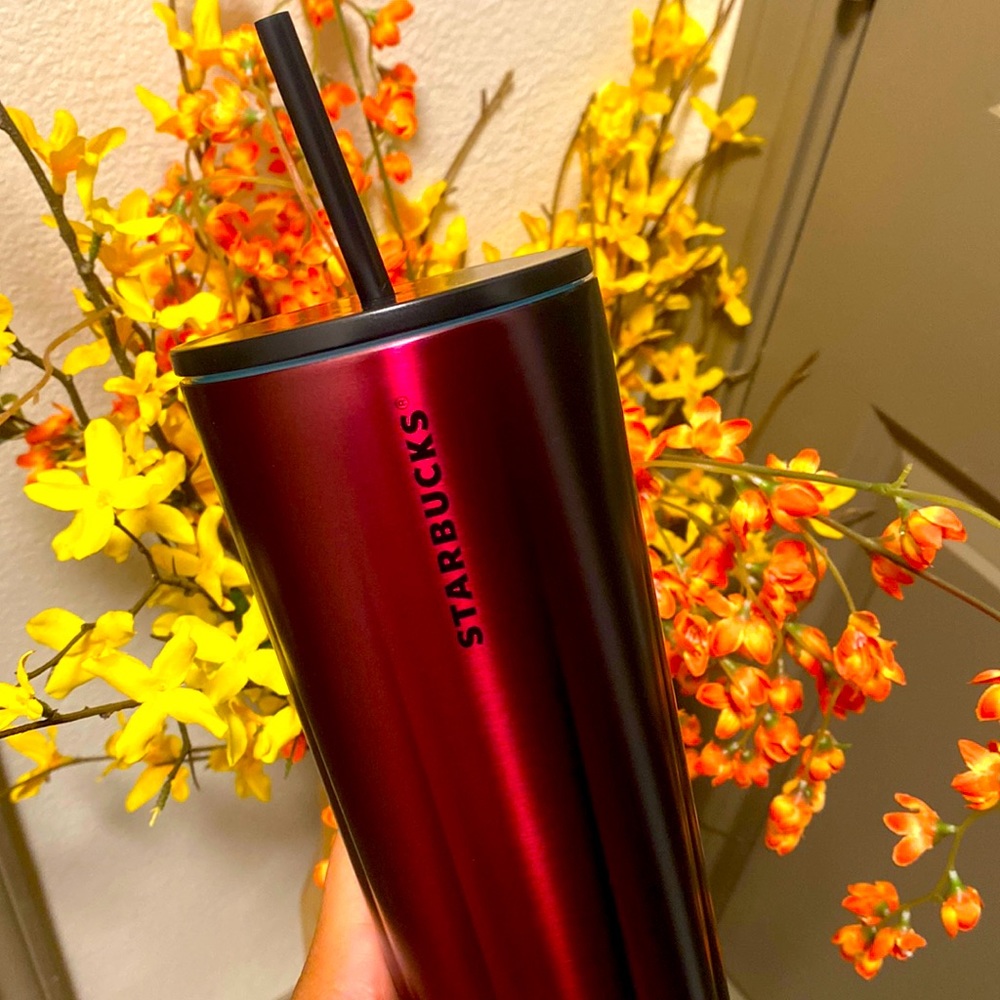 STARBUCKS GRADIENT STAINLESS STEEL PUFFY COLD CUP - 24oz 🍁